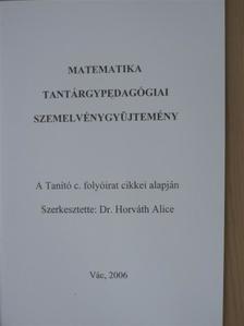 Matematika tantárgypedagógiai szemelvénygyűjtemény [antikvár]