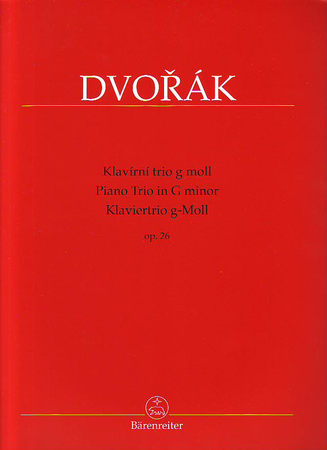 DVORAK - KLAVIERTRIO g-MOLL OP. 26 (HERAUSGEGEBEN VON A. POKORNY, K. SOLC)