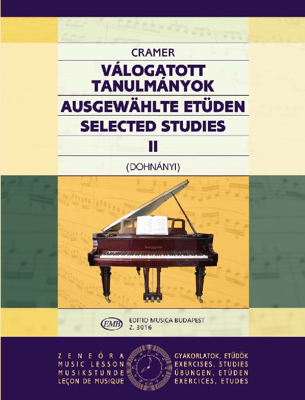 CRAMER,J.B. - VÁLOGATOTT TANULMÁNYOK II (DOHNÁNYI ERNŐ)