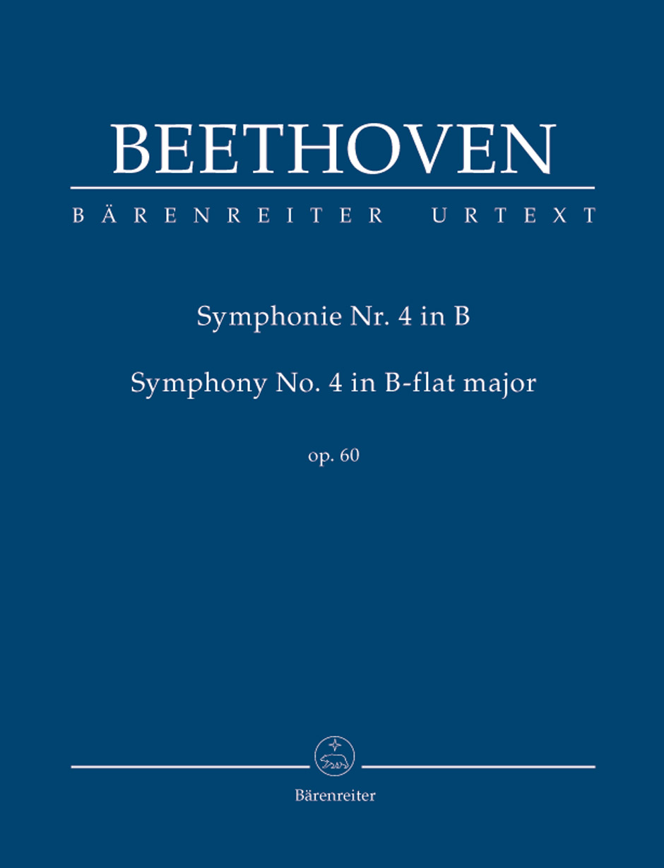 BEETHOVEN - SYMPHONIE NR. 4 IN B OP.60 URTEXT, STUDIENPARTITUR