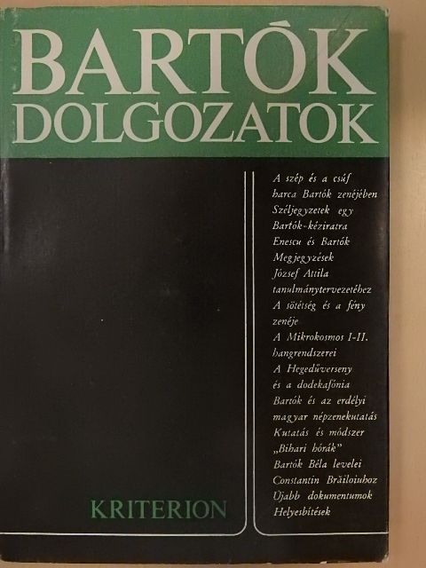 Almási István - Bartók-dolgozatok [antikvár]