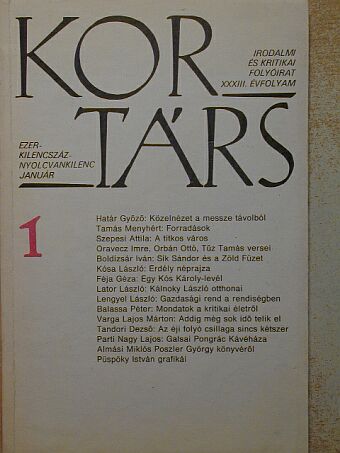 Almási Miklós - Kortárs 1989. január [antikvár]