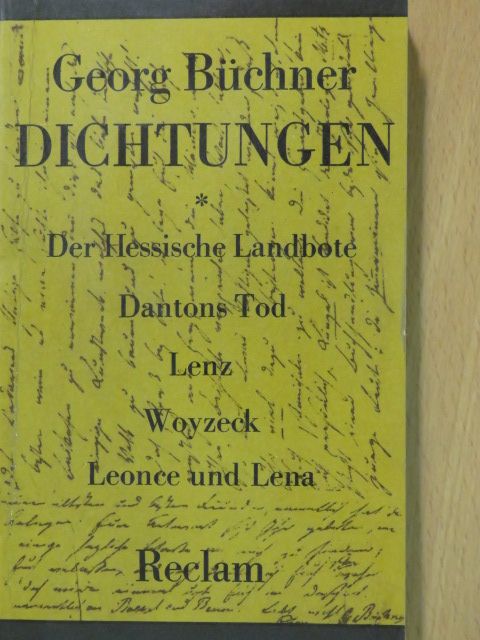 Georg Büchner - Dichtungen [antikvár]