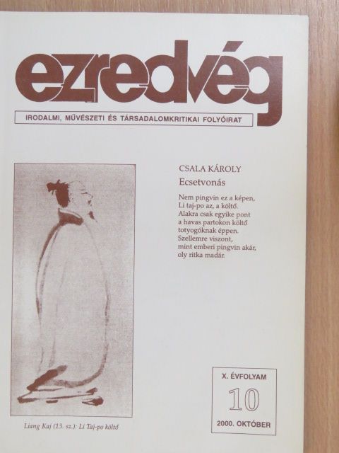Ágai Ágnes - Ezredvég 2000. október [antikvár]