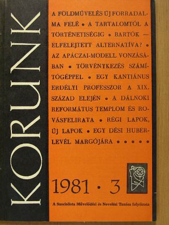 Aradi József - Korunk 1981. március [antikvár]