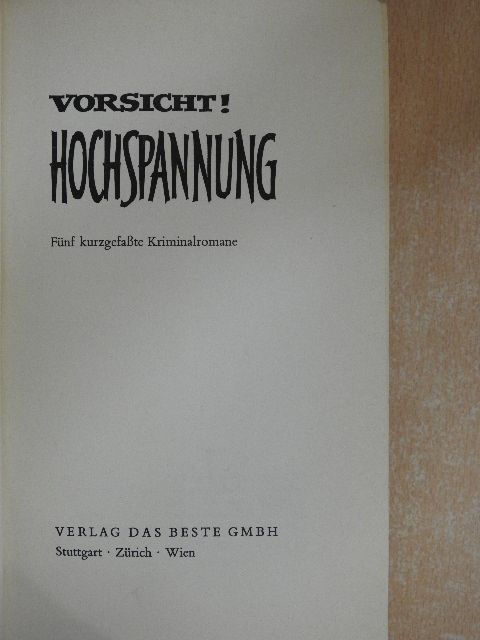 David Dodge - Vorsicht! Hochspannung [antikvár]