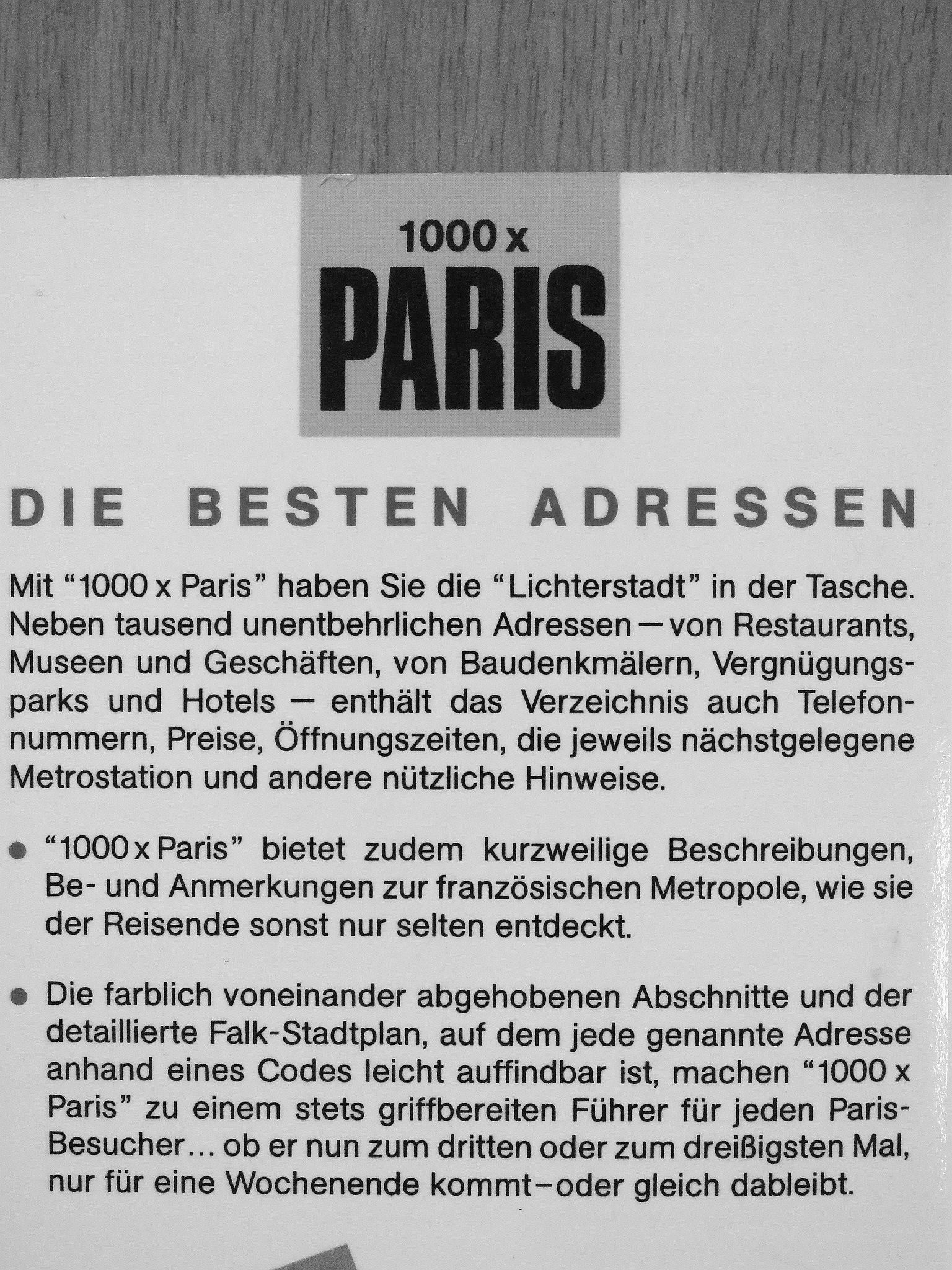 The Paris Address Book [antikvár]