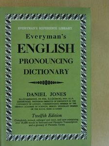 Daniel Jones - Everyman's English Pronouncing Dictionary [antikvár]