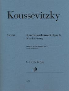 KOUSSEVITZKY, SERGE - KONTRABASSKONZERT OP.3. KLAVIERAUSZUG