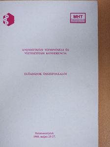 Alexander Skácel - 4. Nemzetközi Vízminőségi és Víztisztítási Konferencia [antikvár]