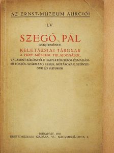 Szegő Pál gyüjteménye [antikvár]