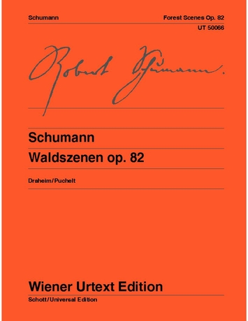Schumann, Robert - WALDSZENEN OP.82 FÜR KLAVIER (DRAHEIM/PUCHELT) WIENER URTEXT EDITION