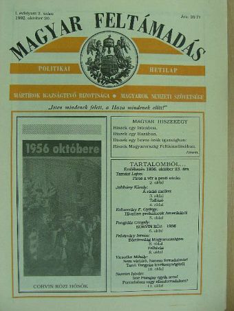 Fehérváry István - Magyar Feltámadás 1992. október 20. [antikvár]
