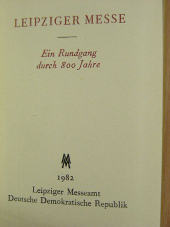 Leipziger Messe (minikönyv) [antikvár]