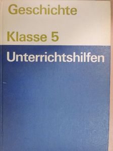 Dr. Hans-Jürgen Görden - Unterrichtshilfen - Geschichte Klasse 5 [antikvár]