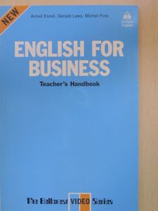 Armel Esnol - English for Business - Teacher's Handbook [antikvár]