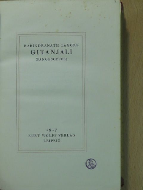 Rabindranath Tagore - Gitanjali [antikvár]
