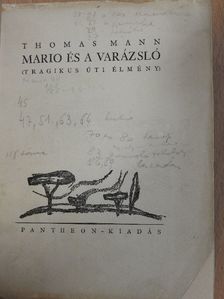 Thomas Mann - Mario és a varázsló [antikvár]
