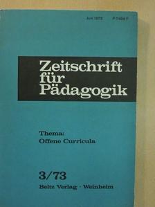 Heinz Moser - Zeitschrift für Pädagogik Juni 1973 [antikvár]