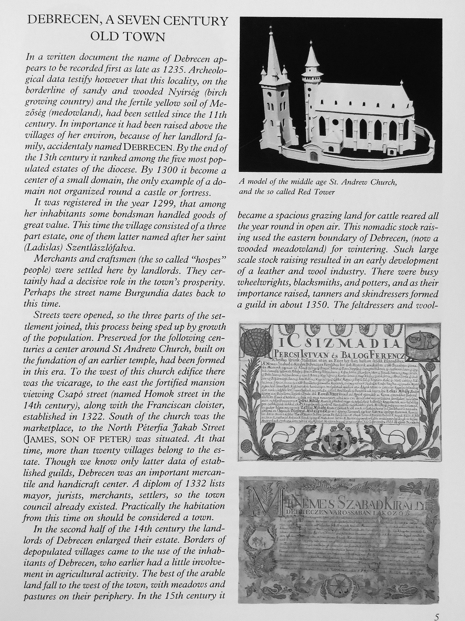 Dr. Béla Takács - Debrecen, the "cívis" town 1693-1993 [antikvár]