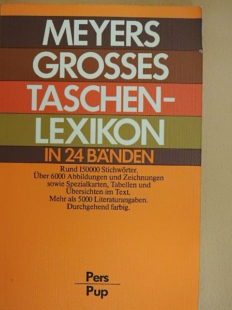 Meyers grosses Taschenlexikon in 24 Bänden 17 (töredék) [antikvár]