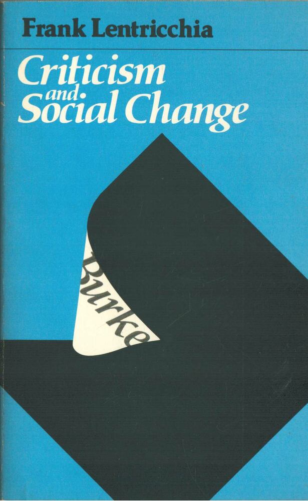 Frank Lentricchia - Criticism and Social Change [antikvár]
