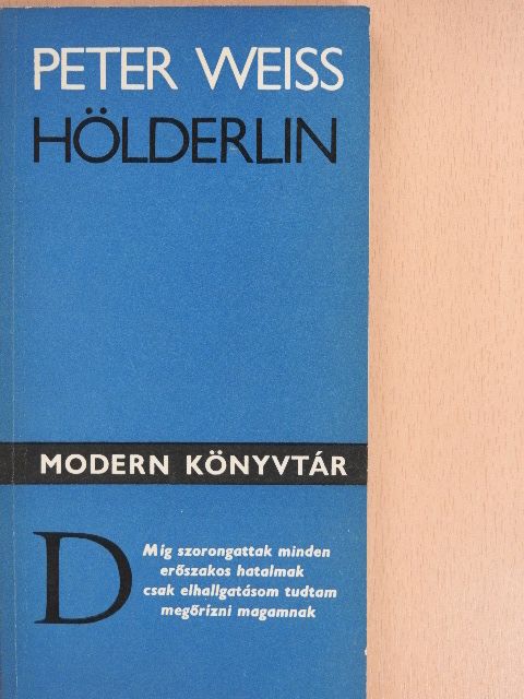 Peter Weiss - Hölderlin [antikvár]