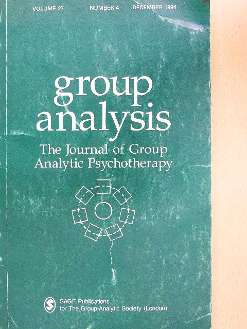 Barbara R. Cohn - Group Analysis December 1994 [antikvár]