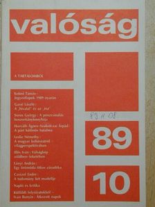 Czeizel Endre - Valóság 1989. október [antikvár]