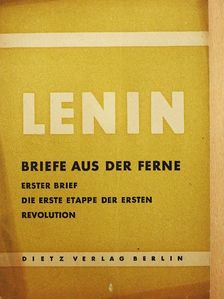 V. I. Lenin - Briefe aus der Ferne [antikvár]