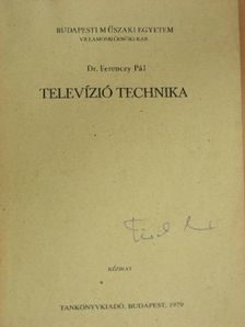 Dr. Ferenczy Pál - Televízió technika [antikvár]
