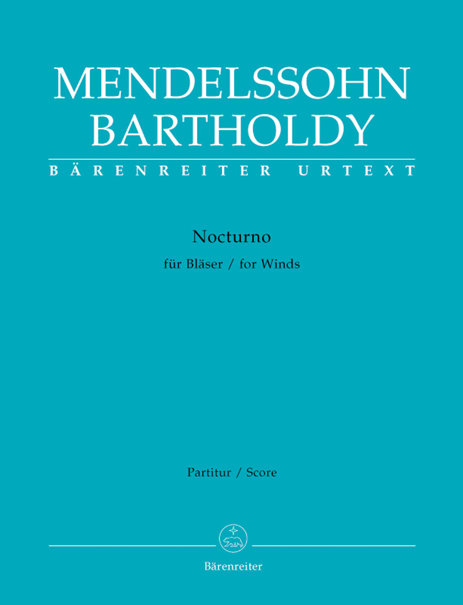 MENDELSSOHN - NOCTURNO FÜR BLAESER PARTITUR URTEXT