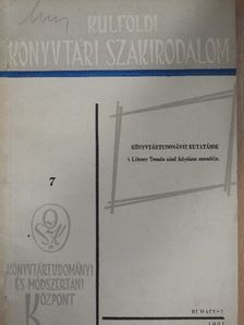 Könyvtártudományi kutatások [antikvár]