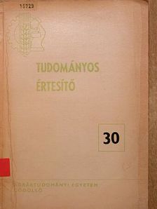 Tudományos Értesítő 30. [antikvár]