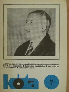 Dr. Tóthpál József - Kóta 1989/9. [antikvár]