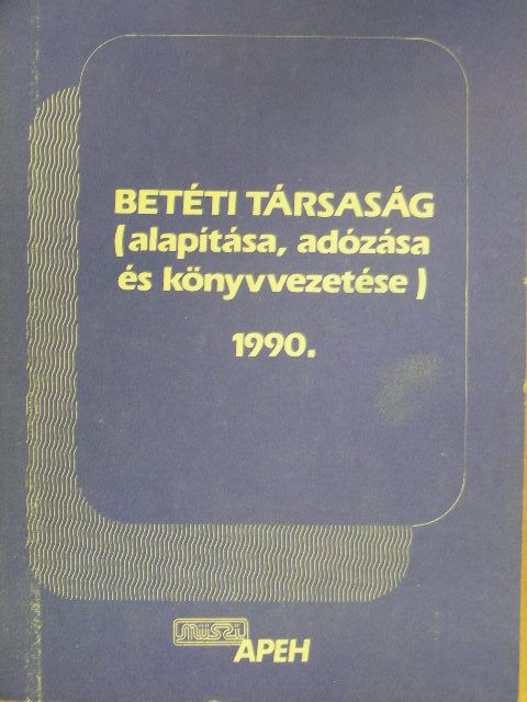 Dr. Márton Mária - Betéti társaság [antikvár]