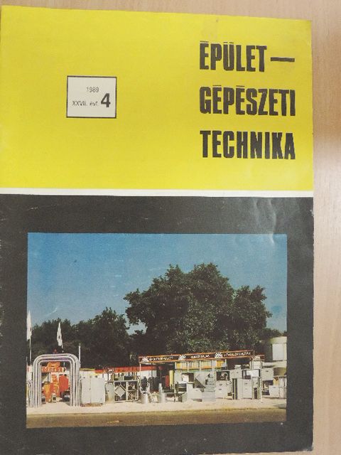 Csermely József - Épületgépészeti Technika 1989/4. [antikvár]