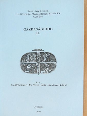 Dr. Bíró Sándor - Gazdasági jog II. [antikvár]