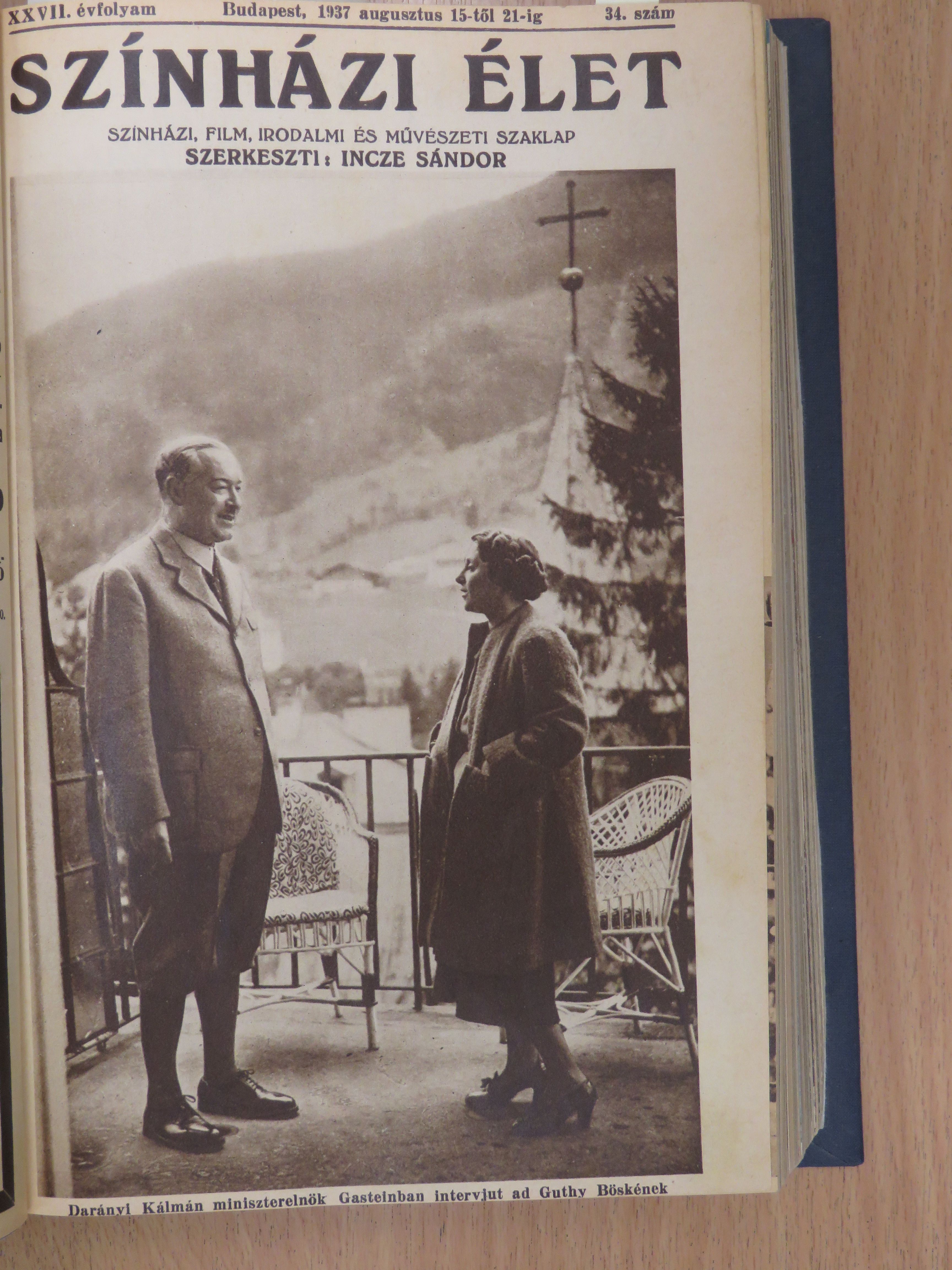 Bibó Lajos - Szinházi Élet 1937. (nem teljes évfolyam) [antikvár]