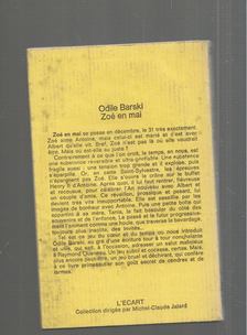 Odile Barski - Zoé en mai [antikvár]