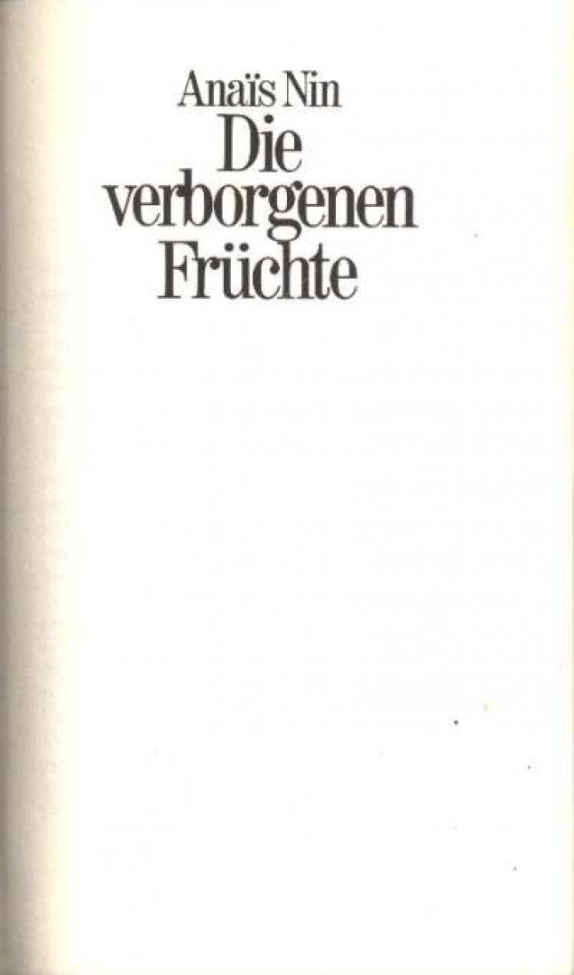 Die verborgenen Früchte [antikvár]