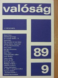 Bereczkei Tamás - Valóság 1989. szeptember [antikvár]
