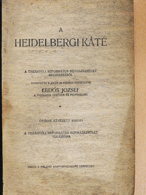 A heidelbergi káté [antikvár]