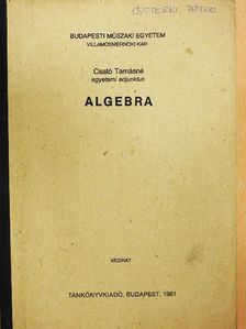 Csató Tamásné - Algebra [antikvár]