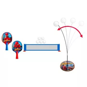 Pókember mintájú ping pong tanuló készlet