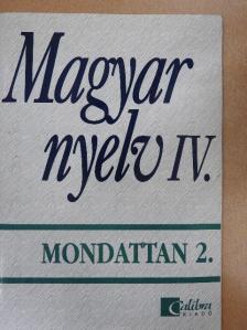 Dr. Széplaki György - Magyar nyelv IV. [antikvár]