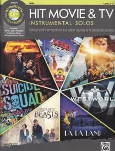 HIT MOVIE & TV INSTRUMENTAL SOLOS CELLO LEVEL 2-3 + CD PLAY ALONG