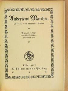 Hans Christian Andersen - Andersens Märchen (gótbetűs) [antikvár]
