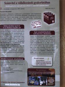 Bonácz Zsolt - Számvitel a vállalkozások gyakorlatában 21. aktualizálás és kiegészítés 2005. október [antikvár]