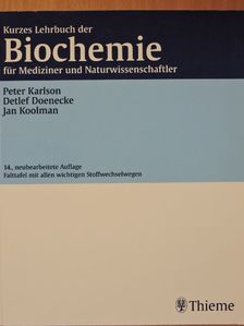 Detlef Doenecke - Kurzes Lehrbuch der Biochemie für Mediziner und Naturwissenschaftler [antikvár]
